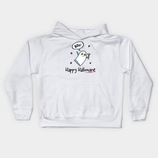 Happy Hallowine - Ghost Kids Hoodie
